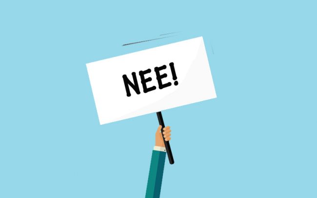 Nee-van-de-bank
